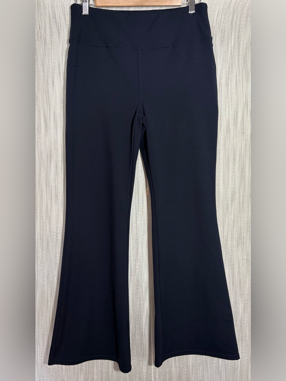 HALARA Black Flare Ponte Pants